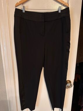 Lane Bryant Black Tuxedo Pencil Pant